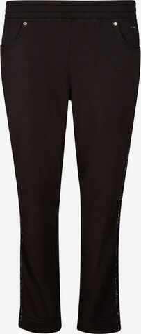 Canyon Workout Pants in Black: front