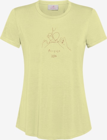 Maglietta di DEHA in giallo: frontale