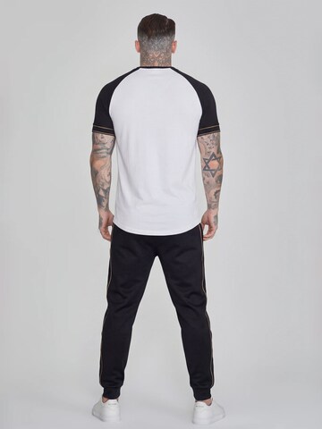 Coupe slim Pantalon SikSilk en noir