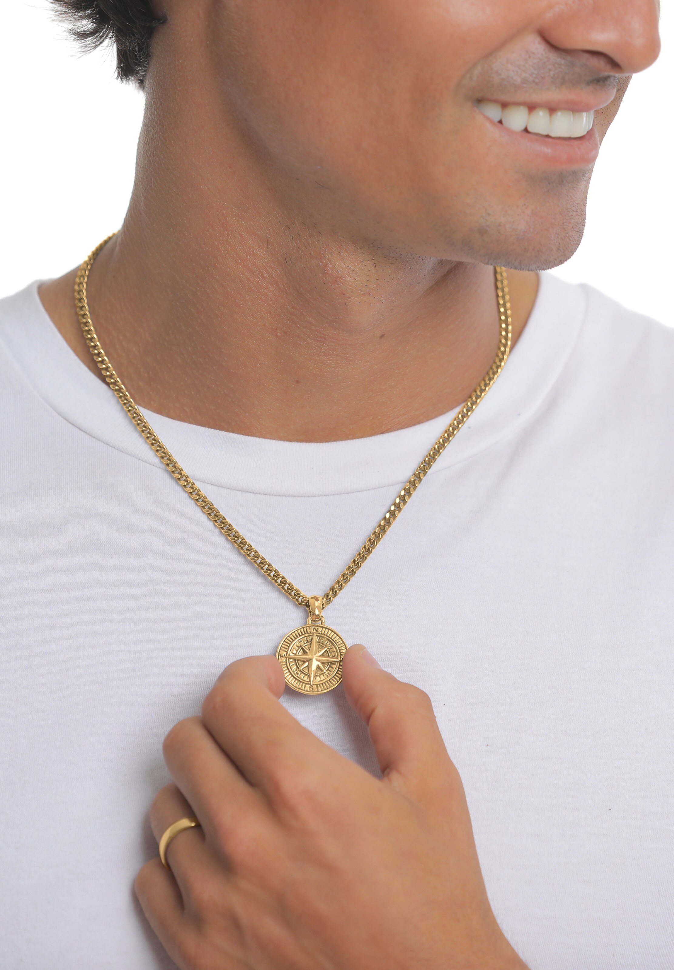 KUZZOI Lánc 'Kompass' - arany