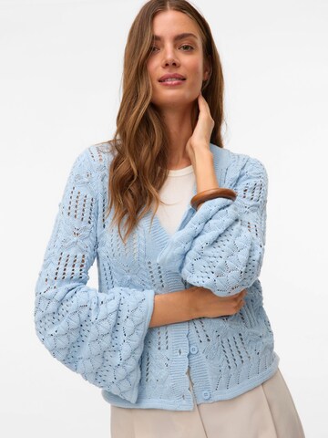 VERO MODA Knit cardigan in Blue