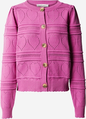 Fabienne Chapot Knit Cardigan 'Carry' in Pink: front