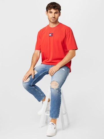 TOMMY HILFIGER T-Shirt in Rot