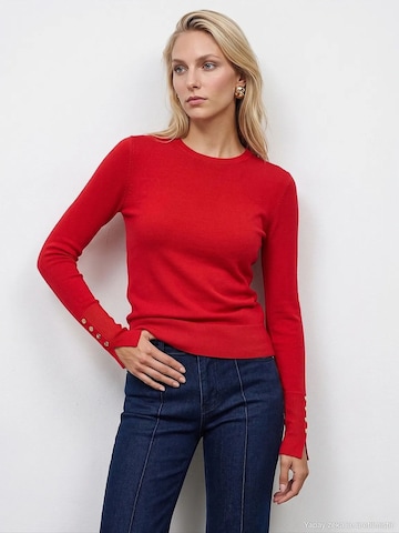 Pull-over 'Pullover' Dilvin en rouge : devant