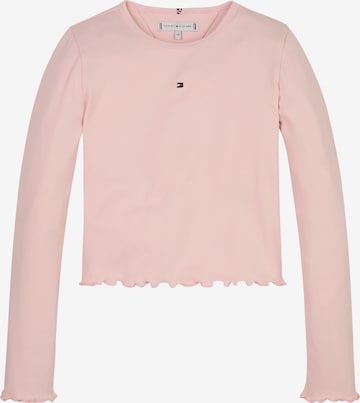 TOMMY HILFIGER Shirt 'Essential' in Pink: front