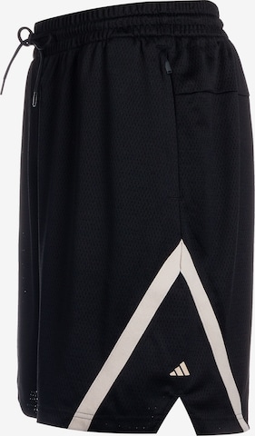 ADIDAS PERFORMANCE Loose fit Workout Pants 'Summer' in Black