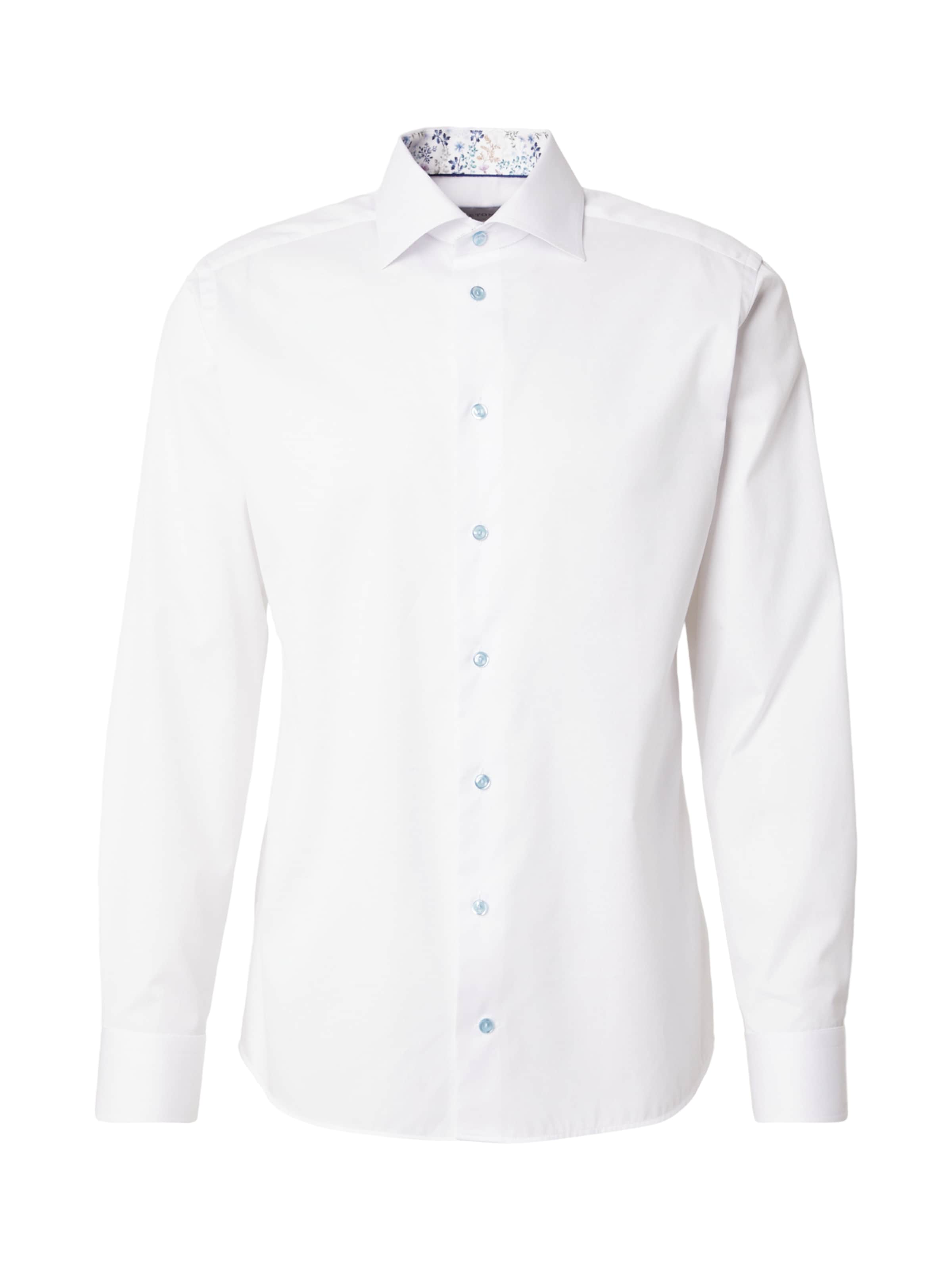 ETON Regular fit Button Up Shirt in White: front