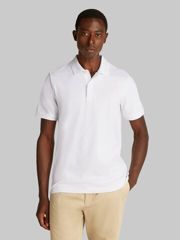 Calvin Klein Poloshirt in Weiß: Vorderseite