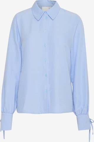 ICHI Bluse 'NAIMA' in Blau: Vorderseite