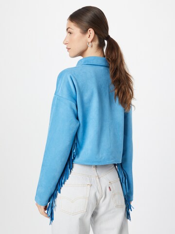 SOMETHINGNEW Prehodna jakna 'Nadia' | modra barva