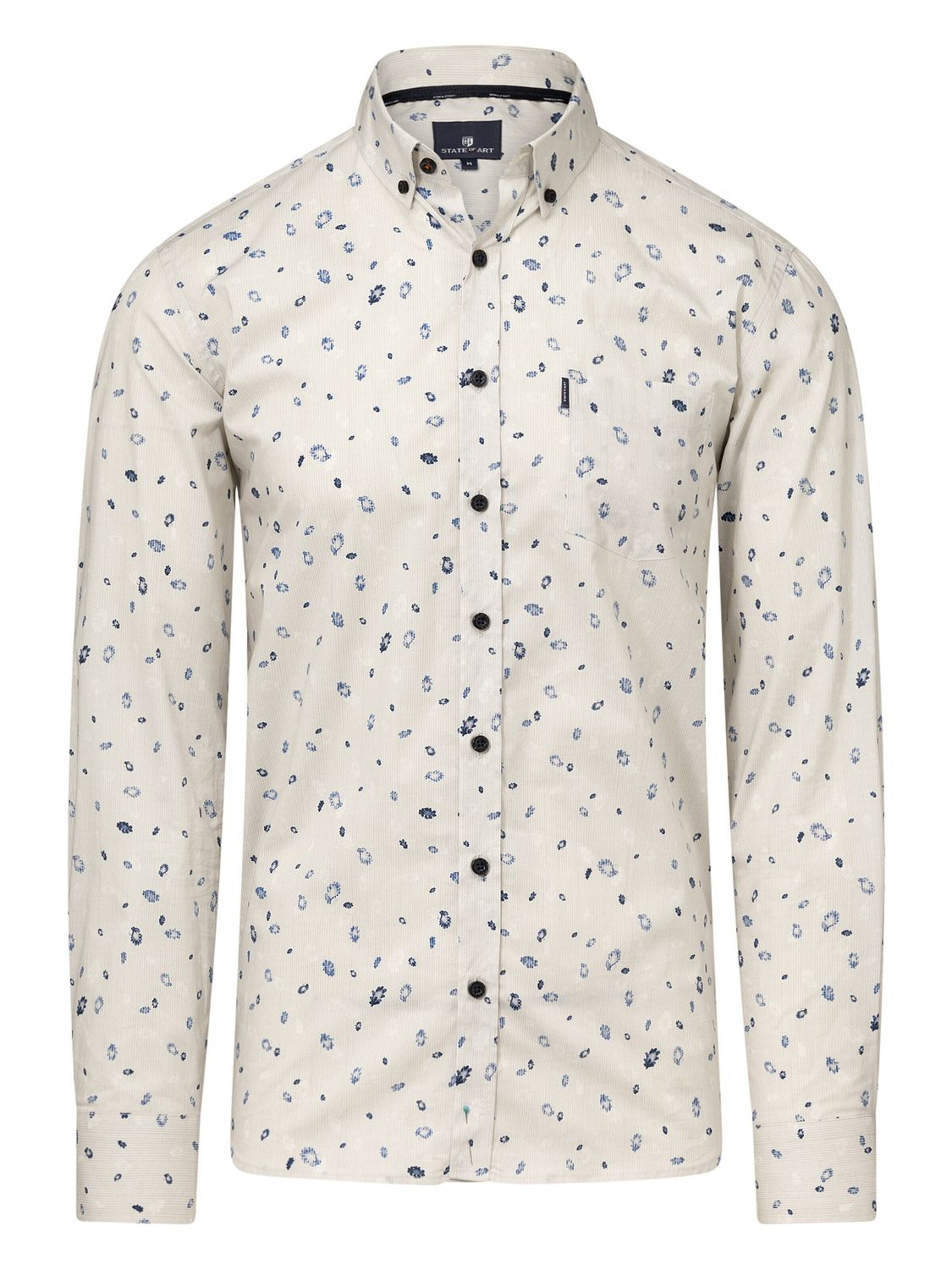 State of Art Regular Fit Hemd‌‌‌‌‌‌‌ in Blau: Vorderseite