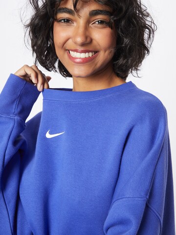 Nike Sportswear Sweatshirt 'Phoenix Fleece' in Lila