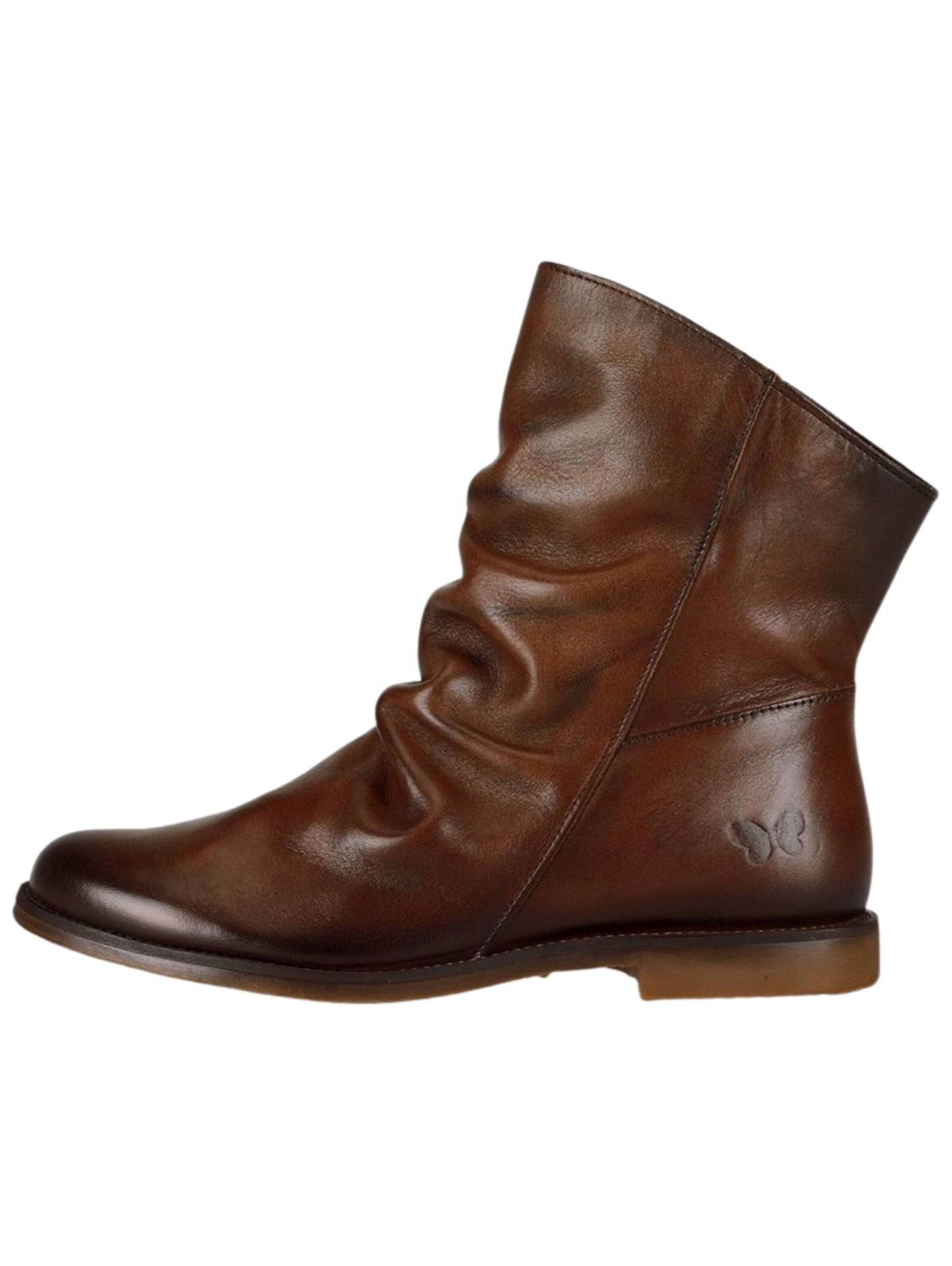 Felmini Wide Fit Ankle Boots in Brown