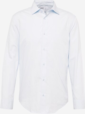 Coupe slim Chemise BURTON MENSWEAR LONDON en bleu : devant