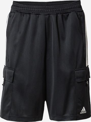 Pantaloni sportivi 'Tiro' di ADIDAS SPORTSWEAR in nero: frontale