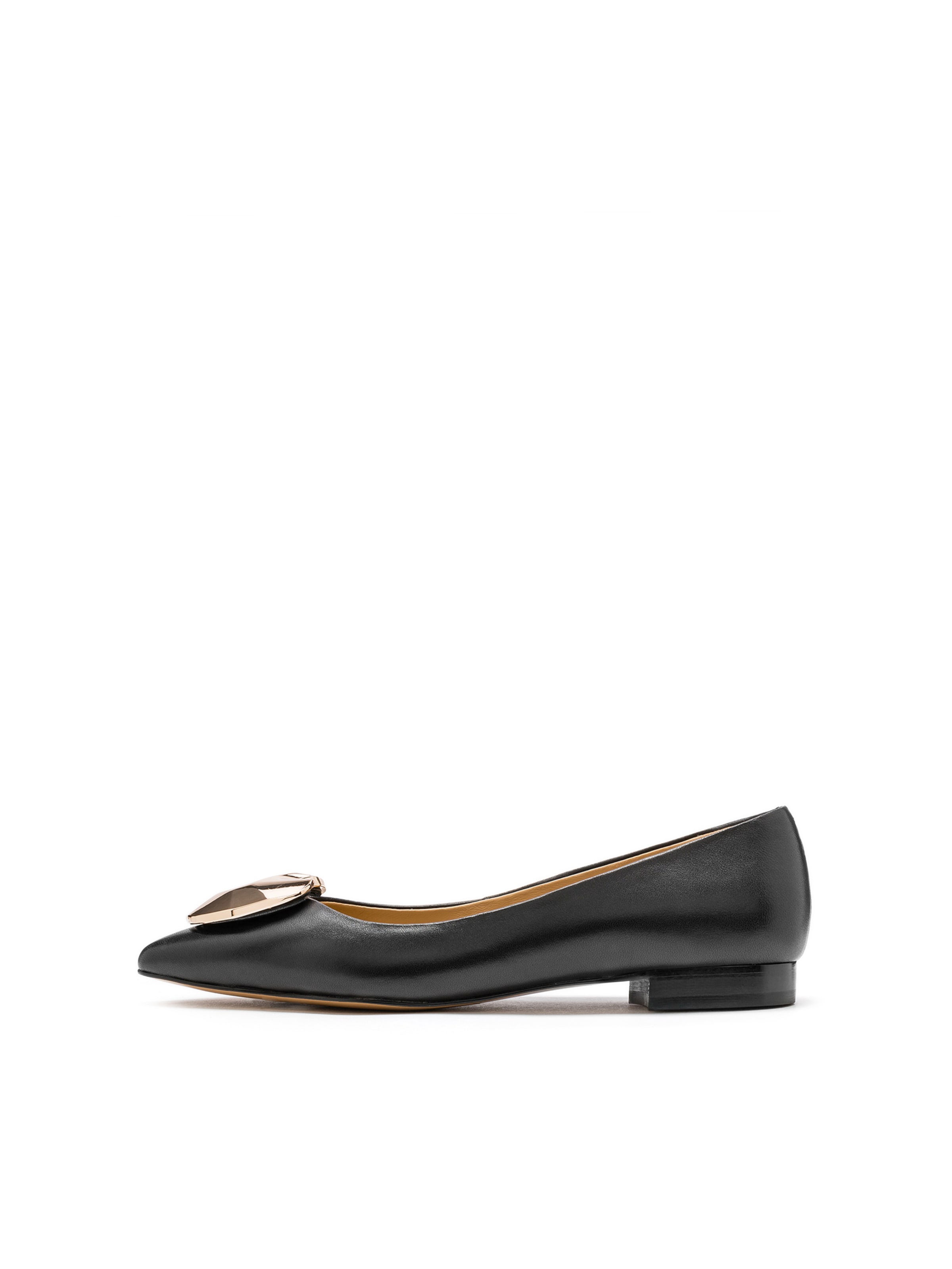 Kazar Baleríny – černá: přední strana