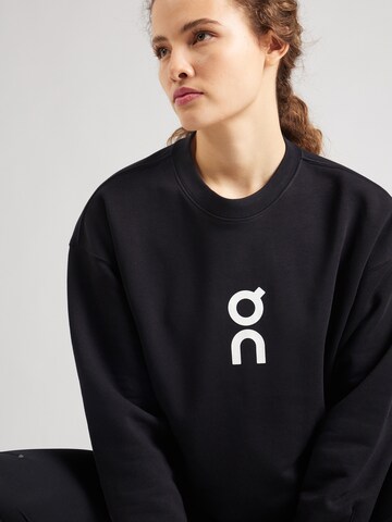 On Sportief sweatshirt 'Club' in Zwart