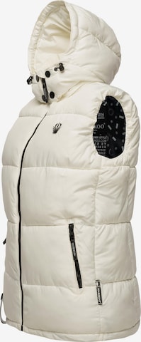 MARIKOO Vest 'Eisflöckchen' in White: front