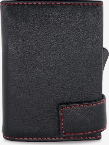 SecWal Wallet in Black: front