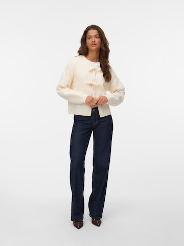 VERO MODA Knit cardigan 'VMBOOM' in White