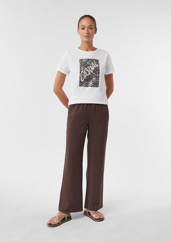 T-shirt comma casual identity en blanc