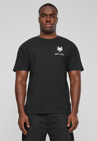 T-Shirt ZOO YORK en noir : devant