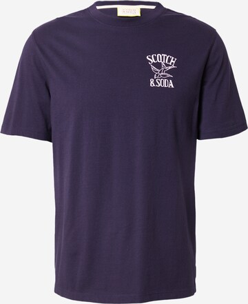 SCOTCH & SODA T-Shirt in Blau: predná strana