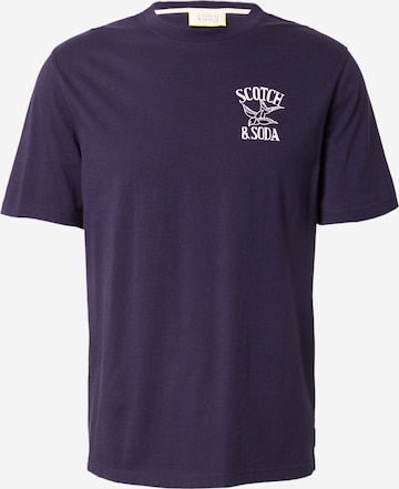 SCOTCH & SODA T-Shirt in Blau: predná strana