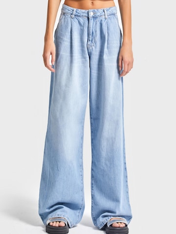 IT'S BASIC Regular Jeans 'Straight High Rise Jeans' in Blue