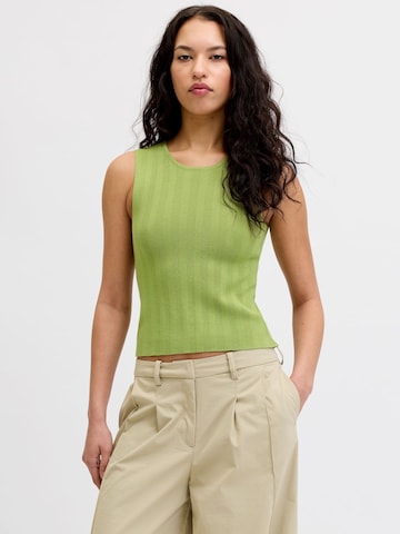 JJXX Gebreide top 'JXTalia' in Groen: voorkant