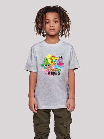 T-Shirt 'Care Bears Good Luck Bear Positive Vibes' F4NT4STIC en gris : devant