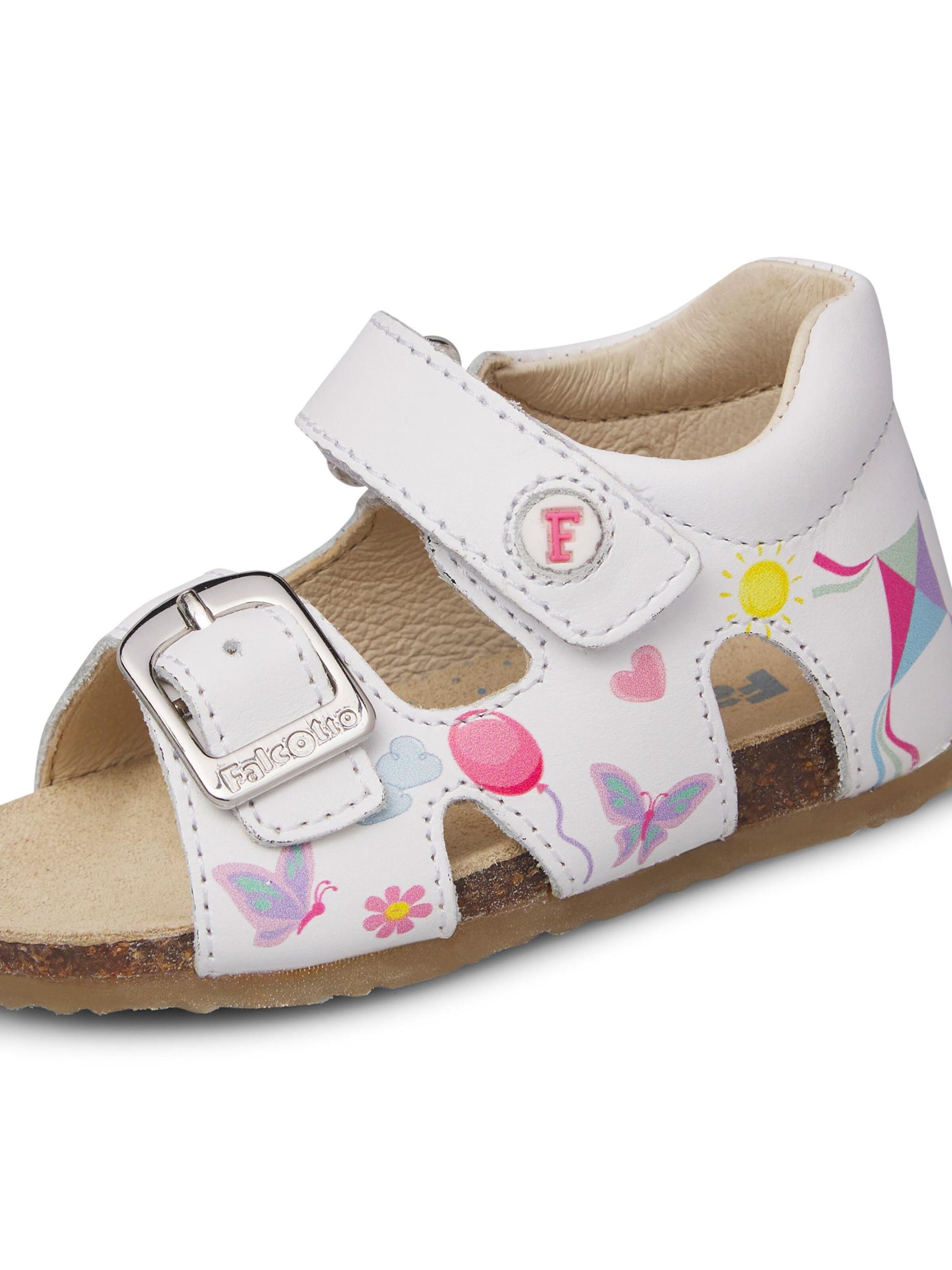 Falcotto Sandal 'CLAUMY' in White: front