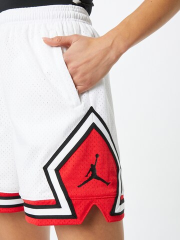 Jordan Wide Leg Shorts in Weiß