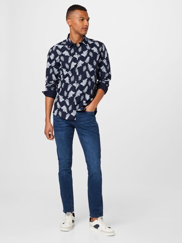 SEIDENSTICKER Regular fit Button Up Shirt in Blue