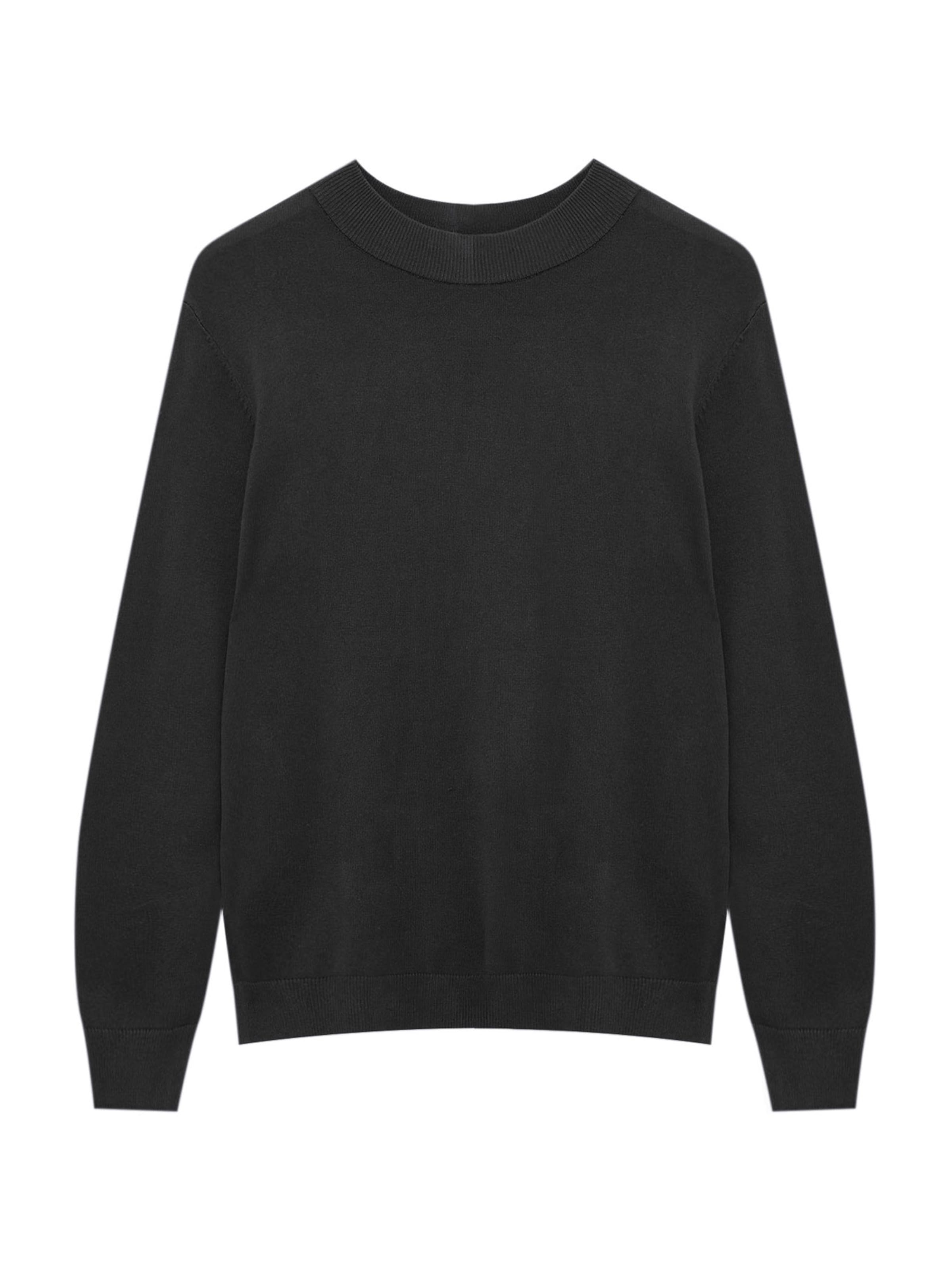 Pull&Bear Pullover in Schwarz: Vorderseite