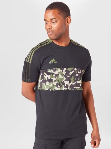 ADIDAS PERFORMANCE Funktionsskjorte i sort: forside