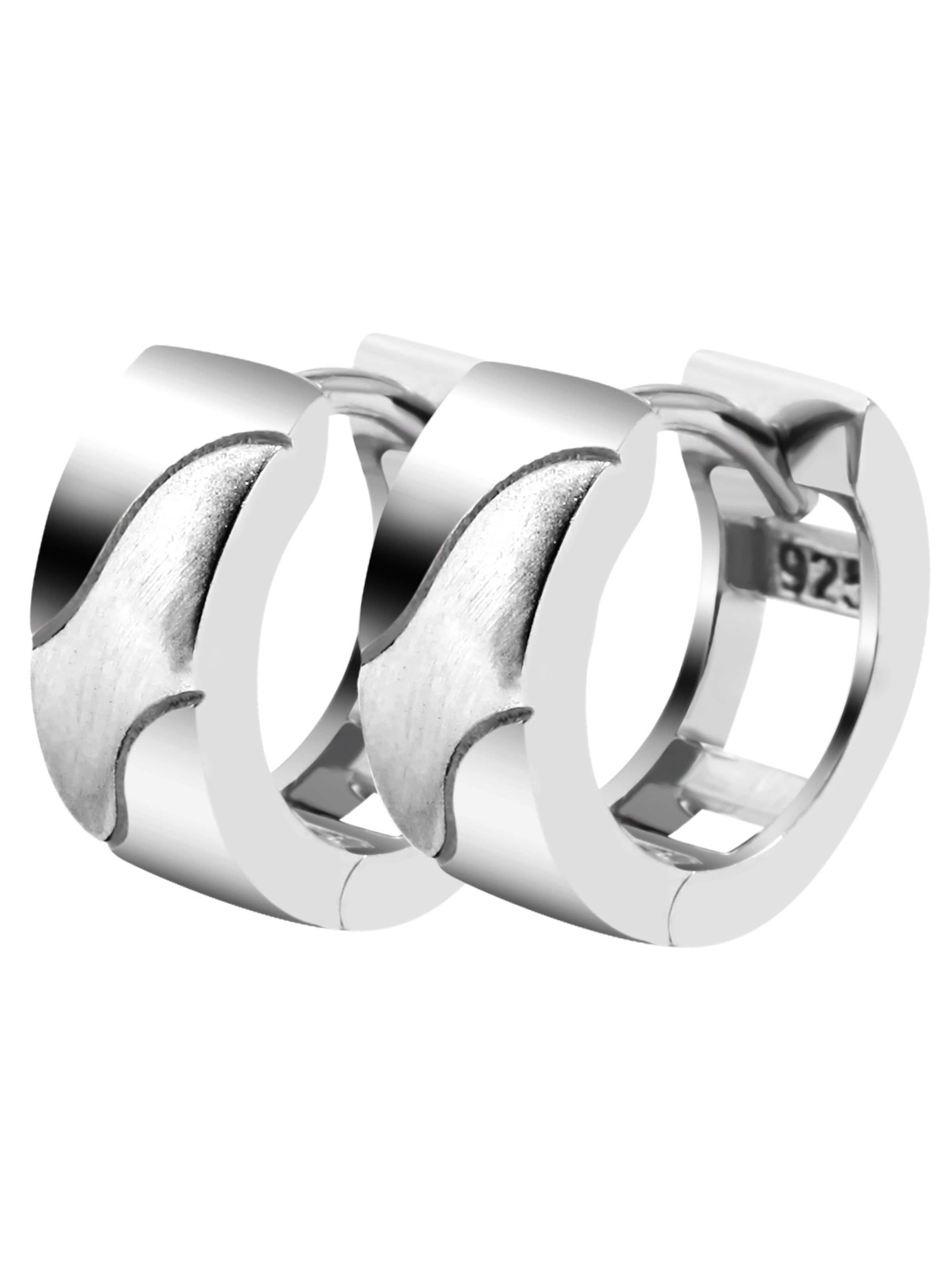 Akzent Earrings 'Smilla, 925 Sterlingsilber, langlebig' in Silver