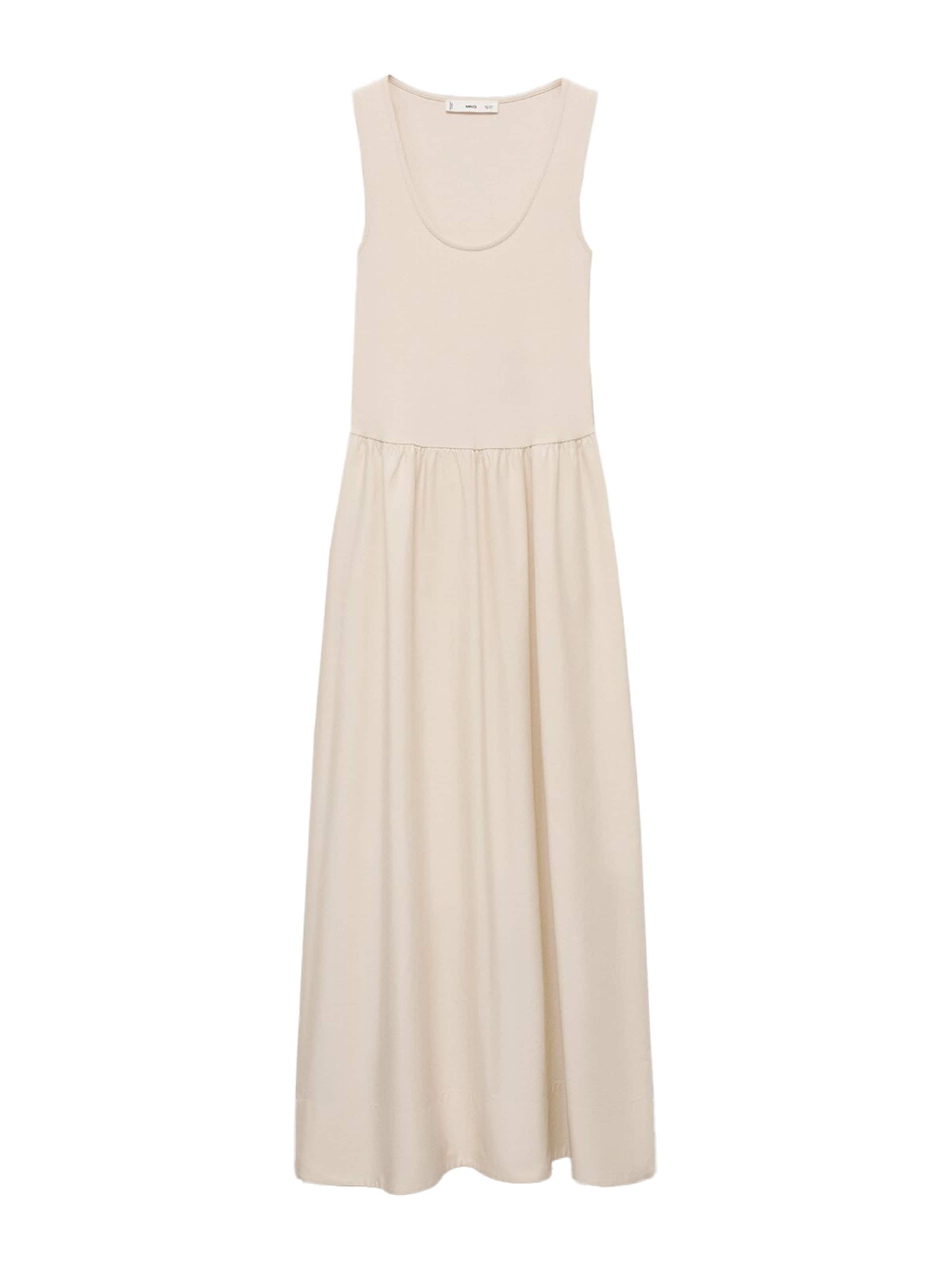 MANGO Sommarklänning 'VALVI' i beige: framsida