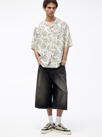 Pull&Bear Comfort fit Overhemd in Beige