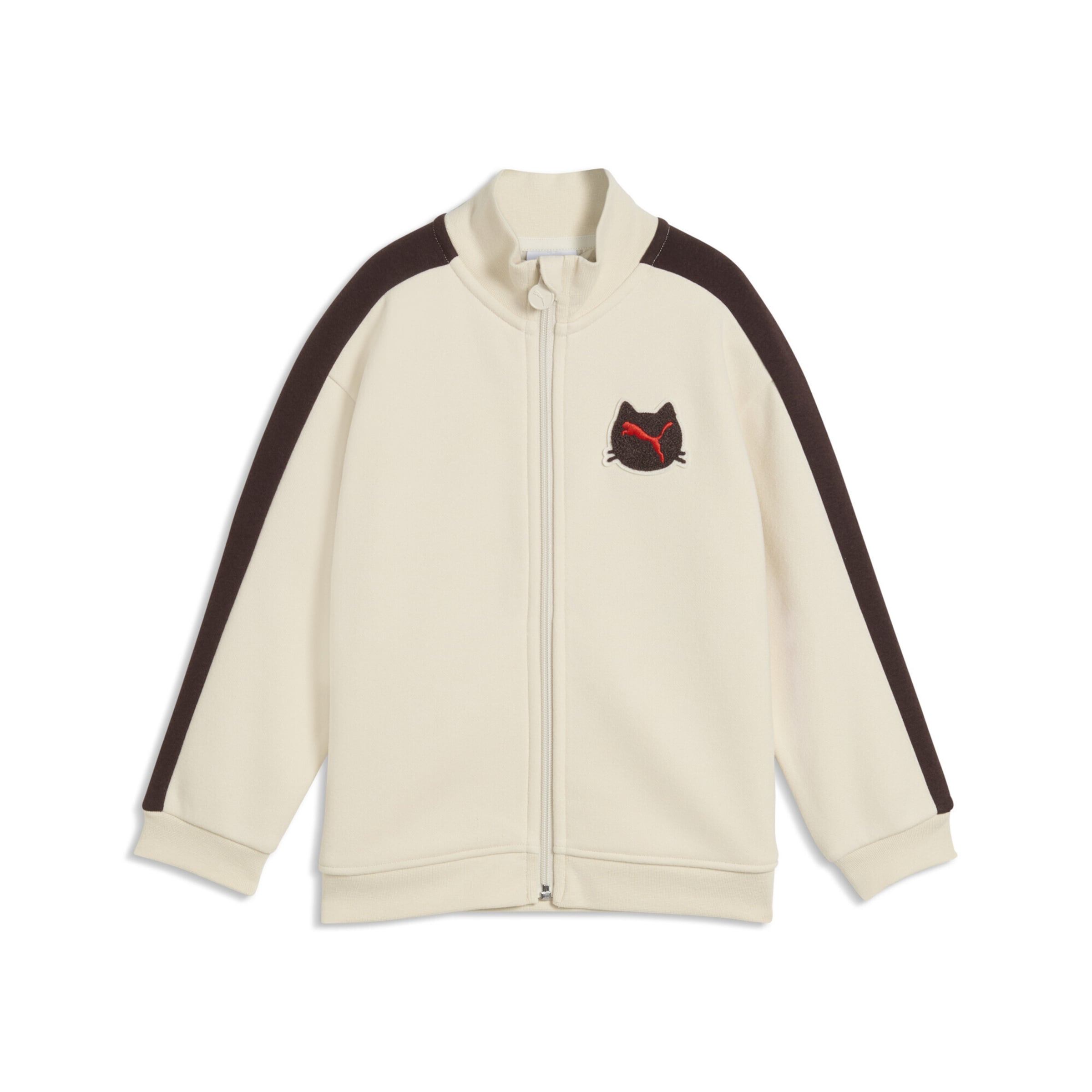 Veste de sport PUMA en beige : devant