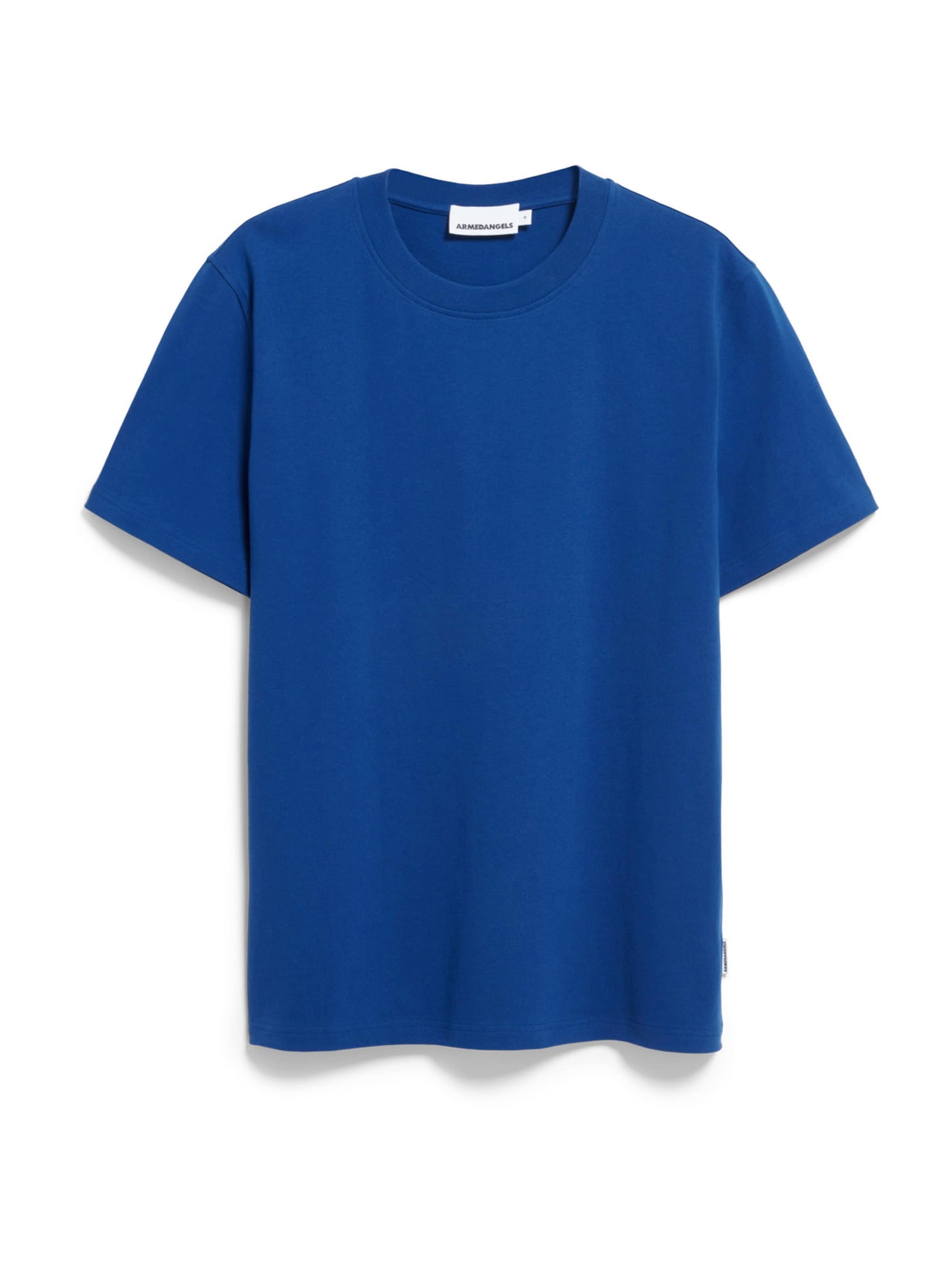 ARMEDANGELS Футболка 'MAARKOS' в Синий: спереди