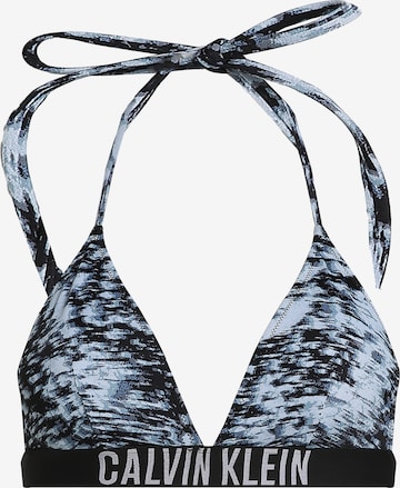 Top per bikini di Calvin Klein Swimwear in nero: frontale