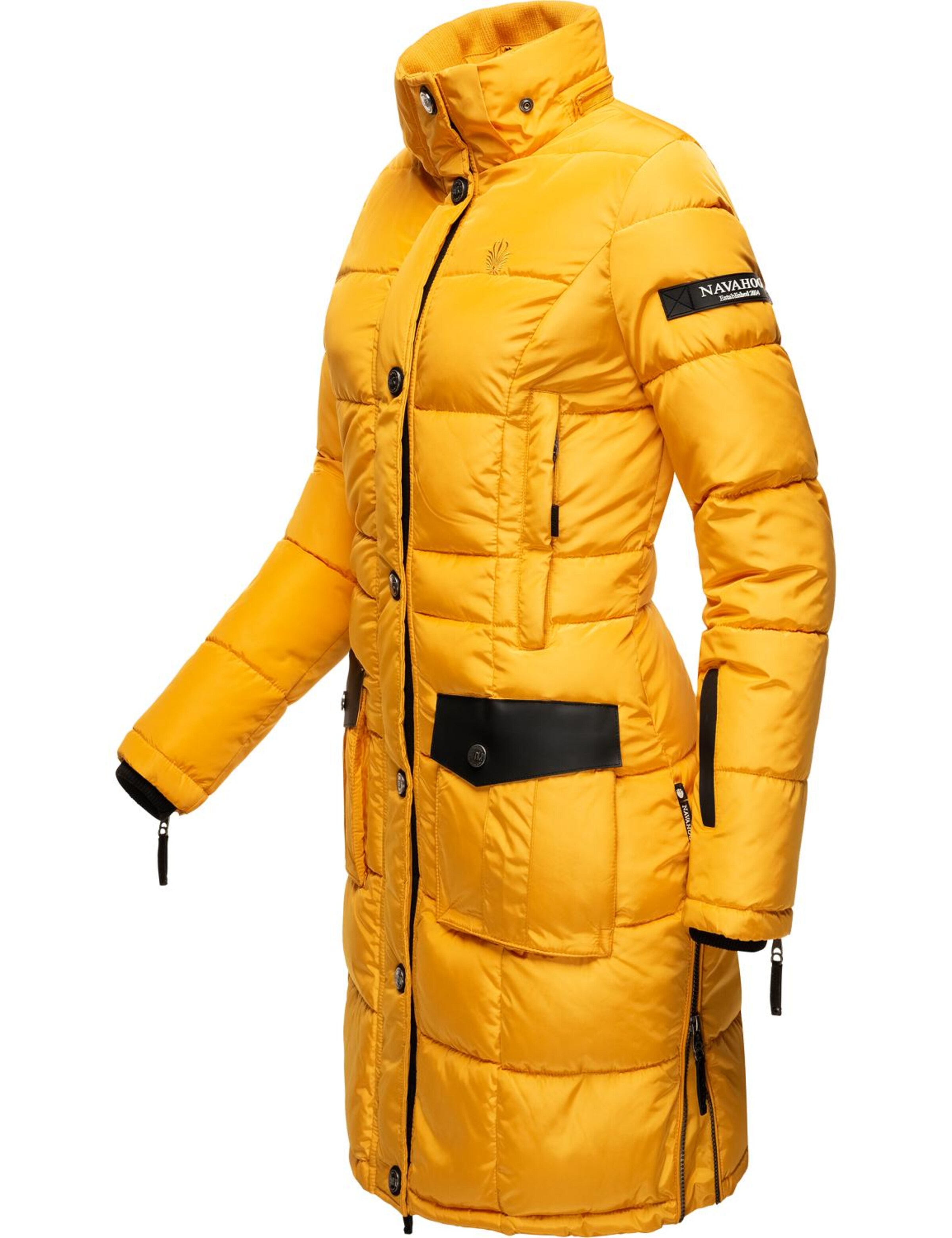 NAVAHOO Steppmantel 'Sinja' in Gelb