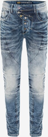 CIPO & BAXX Regular Jeans in Blauw: voorkant