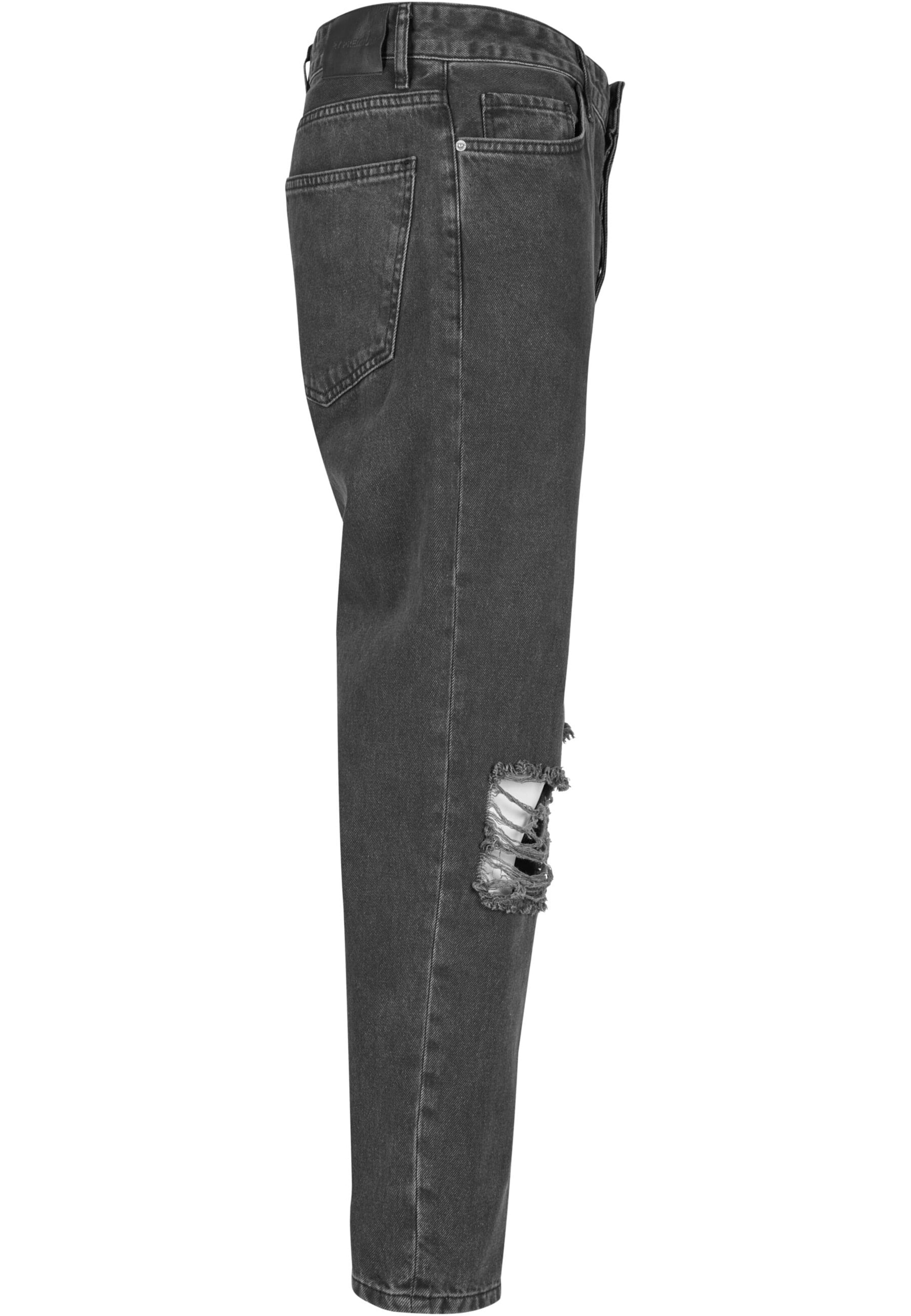 2Y Premium Slimfit Jeans in Schwarz