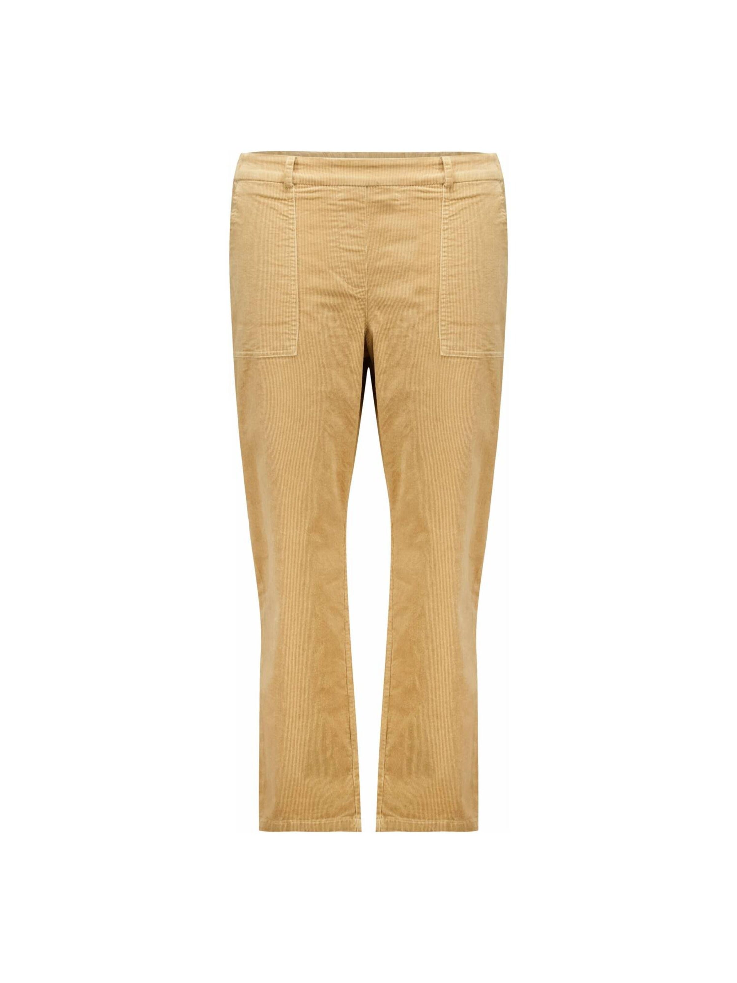 Deeluxe Regular Broek in Beige: voorkant
