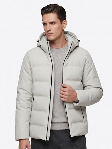 ALLTHEMEN Winter Jacket 'Wärmekammer' in Beige