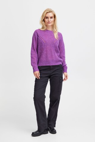 PULZ Jeans Sweater 'ziris' in Purple