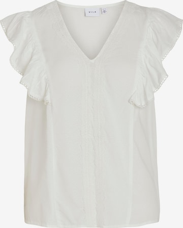 VILA - Blusa 'Julana' en blanco: frente