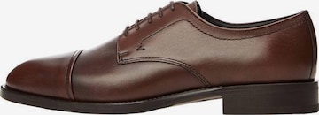 MANGO MAN Lace-Up Shoes 'Madrid' in Brown: front